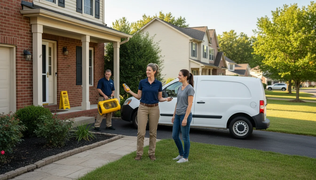 Residential water damage restoration in Kure Beach, NC